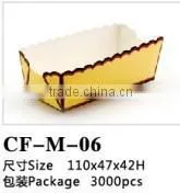 Disposable Rectangle PE Coated Paper Bread Baking Cup thumbnail-2