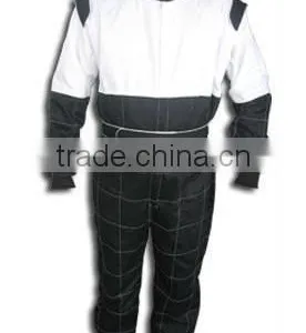 Black And White Karting Suit thumbnail-1