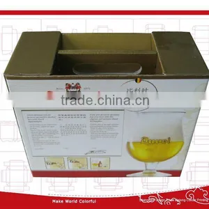 40 Years' Experiences to Produce Custom Printed 6 Bottle Wine Cardboard Bottle Carrier thumbnail-3