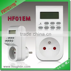 PROGRAMMBLE WEEKLY DIGITAL TIMER SOCKET TO FRENCH PLUG thumbnail-1