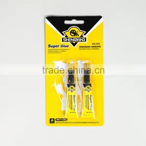 Super Glue in Aluminium Tube 1.5g,2pc Cyanoacrylate Adhesive in Aluminium Tube 3g thumbnail-1