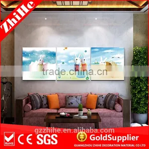 Wholesale Wall Painting With Animal Oil Painting of Home Decoration to Kids Bedroom thumbnail-2