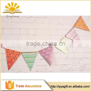 Best Selling Various Colors of Party String Triangle Banner Party Supplies thumbnail-4