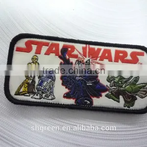 Round High Density Woven Label With Serging Border for Kids Garment thumbnail-4
