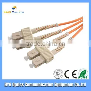 High Quality Fiber Optic FC Patch Cord/fc Duplex Patch Cord With 2.0mm Black Boot for FTTH thumbnail-1
