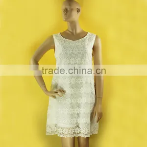 Fashion Elegant White Women Wedding Dress Embroidery Dresses thumbnail-1
