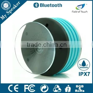 My Speaker F013 Black With Sky Blue New Arrival LED Wireless Bluetooth Waterproof Speaker thumbnail-3