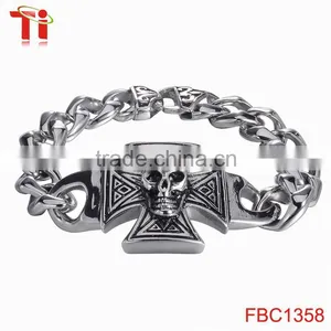 Stainless Steel Bike Cross Chain Bracelet,cheap Bracelet thumbnail-2