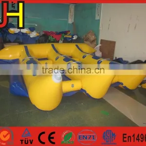 Durable 6 Seaters Inflatable Flying Banana Boat thumbnail-1