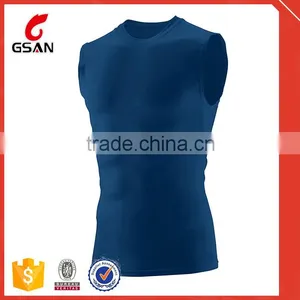 Blank Compression Shirt Mens Sport Wear Compression Tops thumbnail-6
