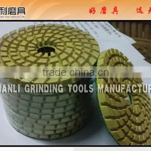 Flexible Diamond Floor Polishing Padsused Concrete Floor Grinding Machine thumbnail-1