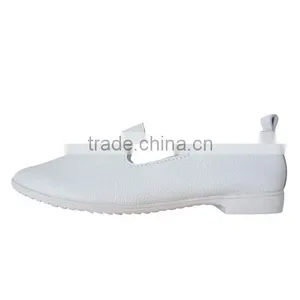 2016 Ladies Loafer Slip on Shoes, Custom White Canvas Slip-on Shoes Wholesale HT-209015A thumbnail-1