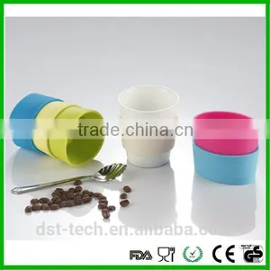 Silicone Cup Lid Animal Hot Water Bottle Cover Coffee Cup Lid thumbnail-3