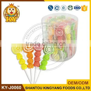 Fruit Gummy Roll With Jelly Ball Pop Lollipop thumbnail-1