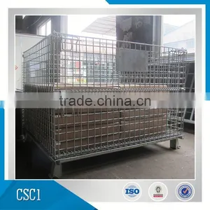 Foldable Stackable Steel Box Pallet Case thumbnail-1