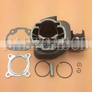 40mm Cylinder Set / Cylinder Kit / Top End Kit for 2 Stroke Scooter Minarelli 1E40QMB JOG50 ZIP KEEWAY Hurricane 50 w/ 10mm Pin thumbnail-1