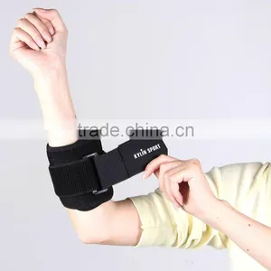 Wrap-around Black Sports Elbow Support Brace Band Strap With Pressure Pad thumbnail-1