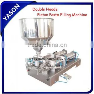 Semi-Automatic Honey Stick Filling Machine,Stainless Steel Piston Double Heads Paste Filling Machine thumbnail-1