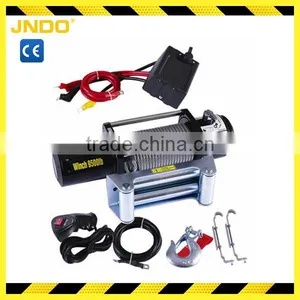 9500Lbs 12v ELECTRIC WIRELESS RECOVERY WINCH thumbnail-1