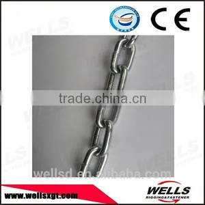 Galvanized Steel Welded DIN766 Link Chain thumbnail-1