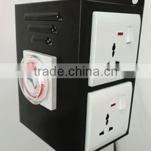 4/6/8 Outlets UK Light Contractor Timer With Two Input Plugs thumbnail-4