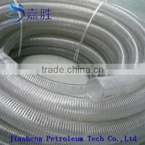 Clear Flexible Reinforced Steel Wire Reinforced Pvc Oil Hose/transparent Pvc Hose thumbnail-3