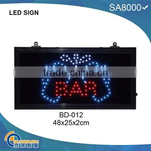 Outdoor Bar Open Led Sign BD-012 for Advertising thumbnail-1