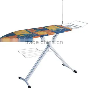Mesh Folding Ironing Board With Cloth Rack thumbnail-1