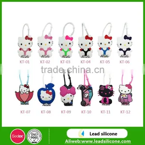 Wholesale Hello Kitty Custom Silicone Hand Sanitizer Holder thumbnail-6