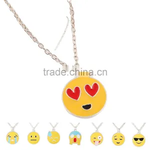 Wholesale Fashion Stainless Steel Emoji Jewelry Set 2016 thumbnail-6