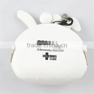 Promotional High Quality Food Safe Colorful Heart Shape Existing Mold Silicone Coin Wallet thumbnail-5