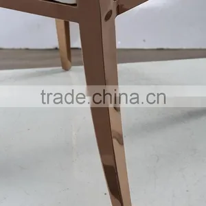 Wedding Furniture Royal Rose Gold Throne Chair for Wedding thumbnail-5