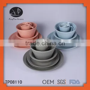 Stoneware Dinner Set Restaurant Ceramic Dinner Plate Set thumbnail-1