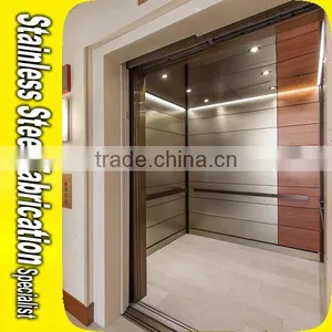 Top Grade Stainless Steel Interor Design Elevator Cabin Decoration thumbnail-3