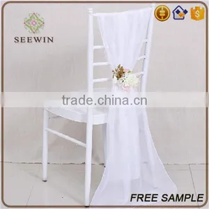 Elegant Organza Chair Sash Chair Decorations for Wedding thumbnail-1