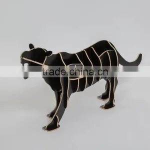Wood Carving Living Tiger Shape Arts Design, Yiwu Factory Direct Wholesale Price With Good Quality thumbnail-4