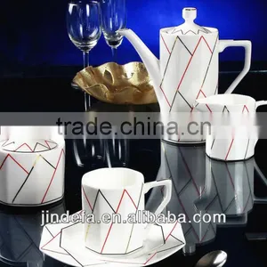 Fine Porcelain/ceramic Coffee Tea Set 24pcs /17pcs/ 15pcs/12pcs thumbnail-1
