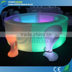 Spain Style LED Bar Counter Circle GLACS/Music/Linght Control thumbnail-3