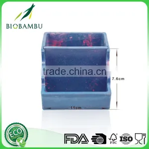 High Quality Unique Wholesale Bamboo Pen Container for Gifts thumbnail-1