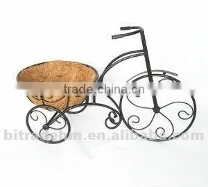 Coco Plant Holder With Bicycle thumbnail-1