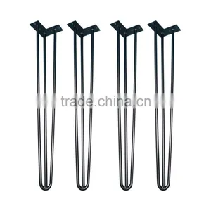 Hot Sales 3 Legs Modern Cast Iron Table Base Hairpin Table Legs With 28 Inches for DIY thumbnail-3