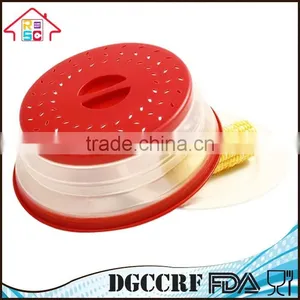 Collapsible Splatter Shield Microwave Food Cover thumbnail-1