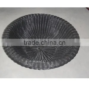 Luxury Wicker Dog Bed Round Rattan thumbnail-1