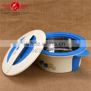4pcs Fresh-keeping Box, 0.5L, 1L, 1.5L, 2L Food Warmer ,lunch-box, Plastic Outer+ Stainless Steel Inner Storage thumbnail-3