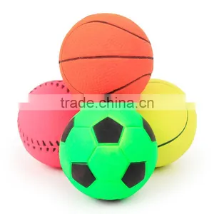 Spot Wholesale Pet Color Solid Rubber Elastic Ball Elastic Medium 6CM thumbnail-3