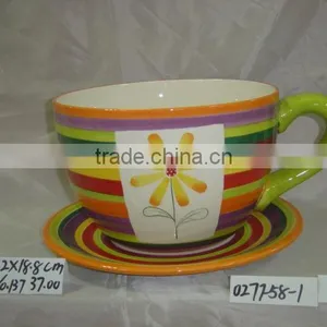 Ceramic Big Cup Bonsai Pot SN5347 thumbnail-1