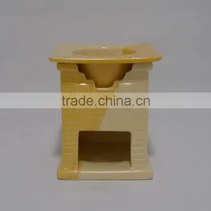 Ceramic Color Glazed Chocolate Fondue Set thumbnail-1