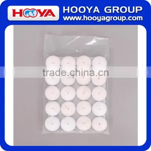 White Round Party Candle With Base thumbnail-1