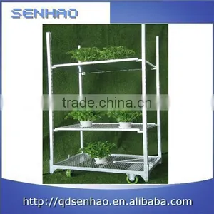 Flower Pot Cart Metal Mesh Cart thumbnail-1