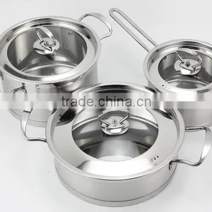 Stainless Steel Stock Pot Milk Pot / Elegant Cookware Set / Cooking Pot thumbnail-1